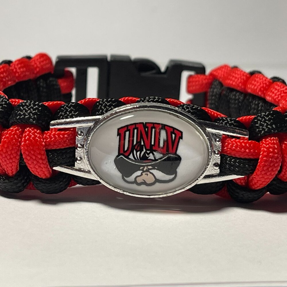 UNLV Rebels NCAA Paracord Bracelet NEW